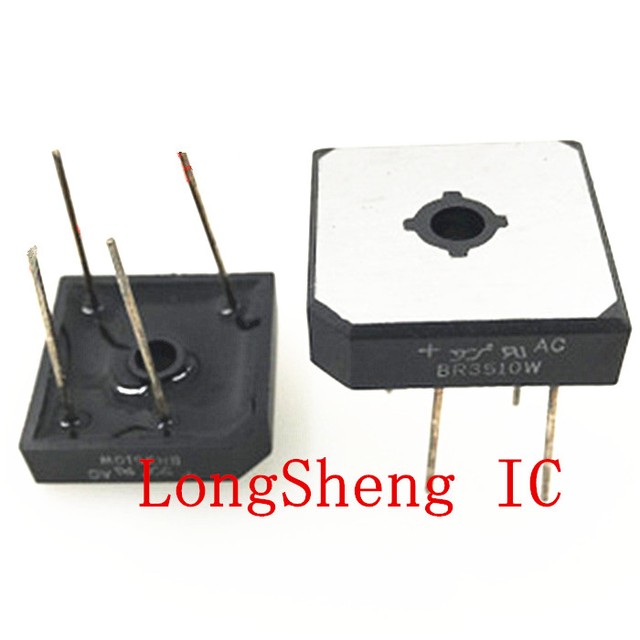 5PCS BR3510W BR3510 BR-35W,35A,1000V,Bridge-WireLeads new original new ...