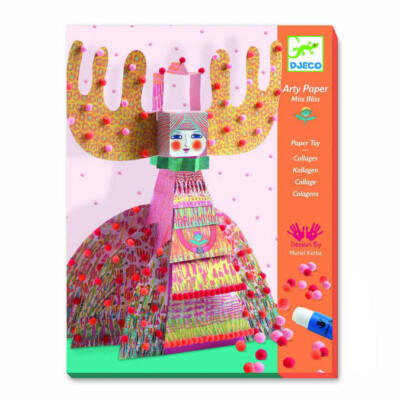 Kreative Freizeitgestaltung - Collagen Minifiguren 3D Miss Bliss - Djeco - Neu
