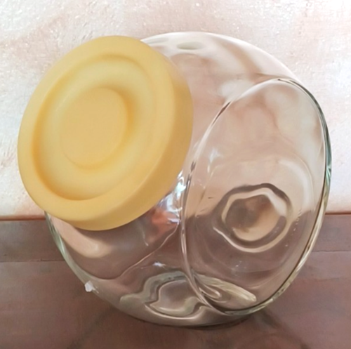 Bote Adorno de Caramelo Titular de Vidrio Bormioli Pandora con Tapa, Cereales, - Imagen 2 de 8