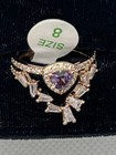 Bomb Party Ring RBP 5751  A Queen Above All Ring Amethyst Birthday Collection — photo 1