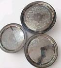 Silver Plated Plates- Set of 3- WM Roger’s- With Tag On Back!
