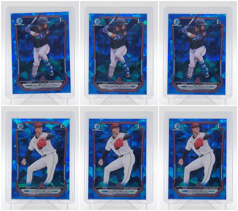 [6] CARLOS VIRAHONDA 2026 BOWMAN CHROME SAPPHIRE 1ST BASEBALL REFRACTOR Q4115