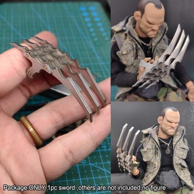 Pre-sale Handmade 1/6 Metal Tiger Claw Sword Weapon For 12'' Action Figure
