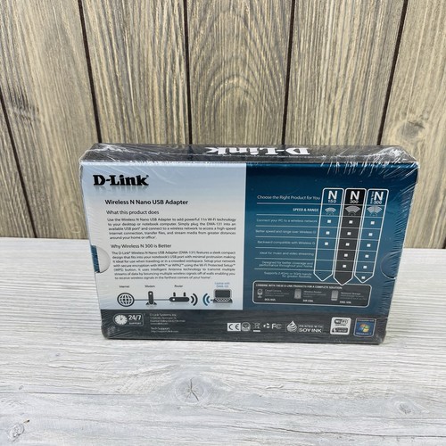 Adaptador Inalámbrico D-Link DWA-131 Wi-Fi USB 2.0, N Nano, 300 Mbps, 2.4GHz NUEVO - Imagen 5 de 15