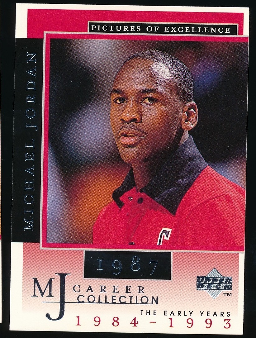1998 Upper Deck MJ Career Collection Michael Jordan #2 Pictures of Excellence