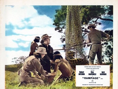 Elsa Martinelli + Jack Hawkins in Rampage (1963)   Vintage Photo 1179K