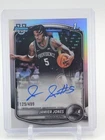JAMIER JONES 2025-26 BOWMAN CHROME U 1ST REFRACTOR AUTOGRAPH /499 Q2615