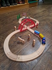  Wooden Train Set 35-Piece