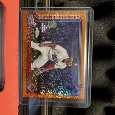 2025 Topps Pro Debut Jeral Perez Orange Mini Diamond /25 PDC-24