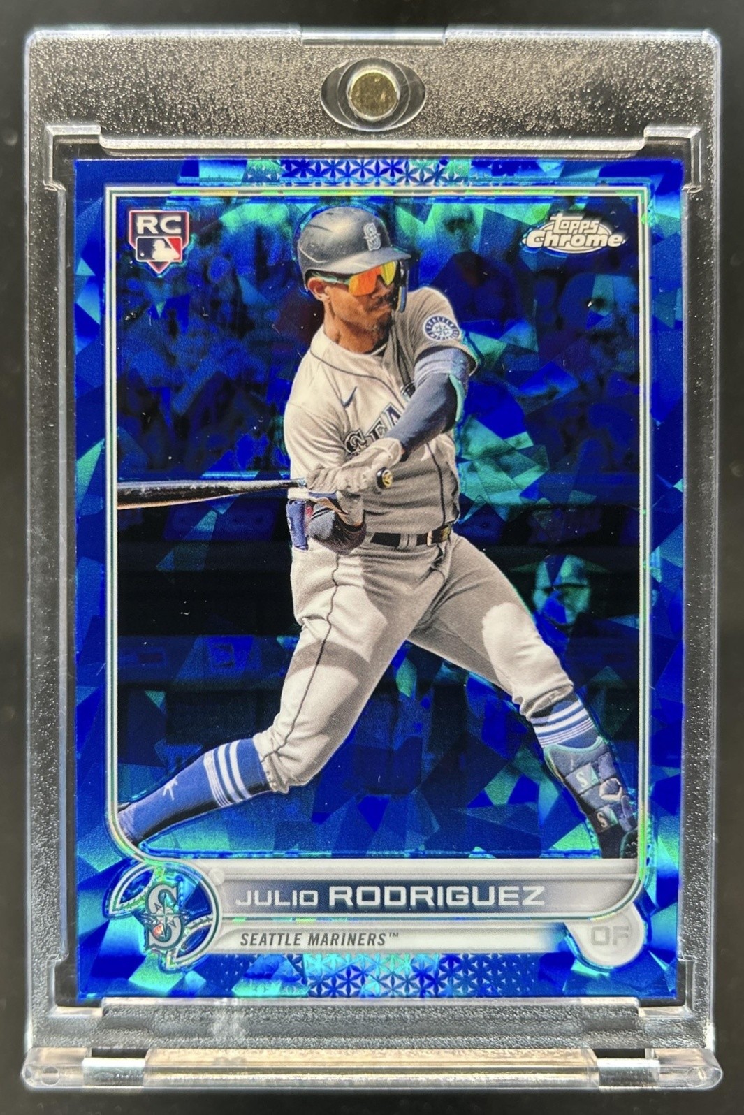 2022 Topps Chrome Sapphire Julio Rodriguez RC Rookie #67 Mariners