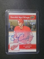 2025-26 UD Detroit Red Wings Centennial Auto #22 Stu Grimson