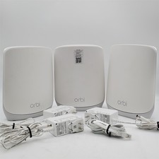 NETGEAR Orbi Whole Home Tri-Band WiFi 6 Mesh Network System RBK663 