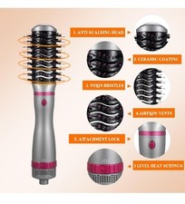 Hot Air Multi-Styler brush for volume and straightening 4 in 1