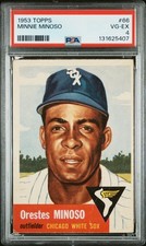 Orestes Minnie Minoso 1953 Topps PSA 4 #66 Chicago White Sox