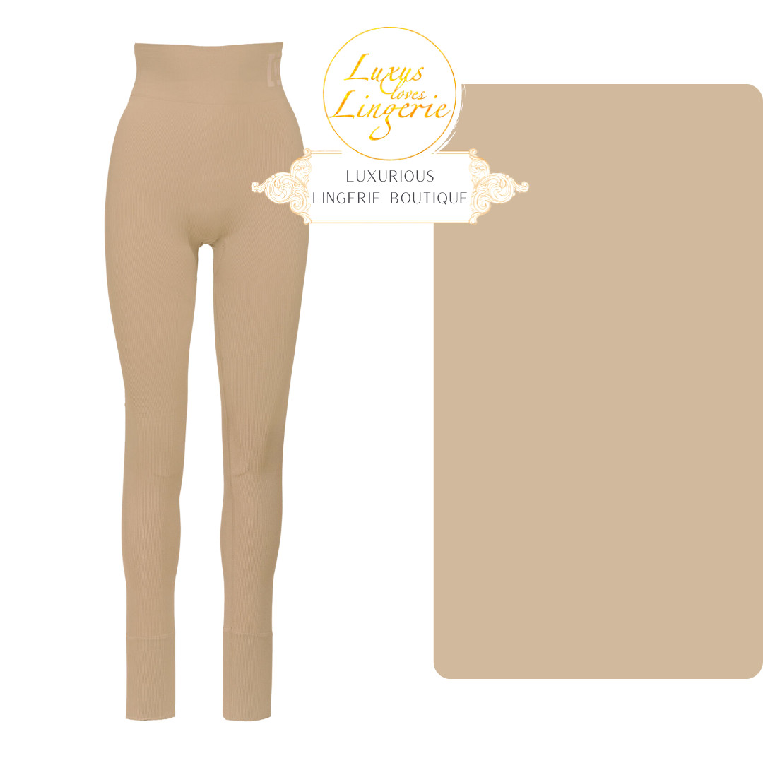 Shaping Athleisure Leggings By Wolford M Desert Creme Forming Pants Yoga Sport