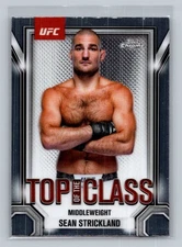 2025 Topps Chrome UFC #TTC-5 Sean Strickland Top of the Class