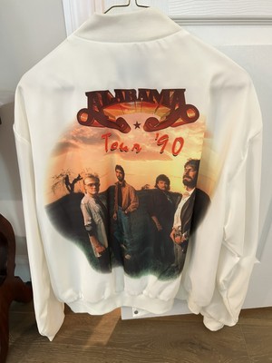 Alabama 1990 Tour Jacket With Band Picture By Swingster- Size XL 