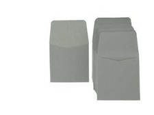Archival Paper Coin Envelopes 2x2 Gray by Guardhouse 50 Pack Small