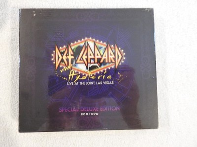 Def Leppard ''Hysteria Live At The Joint, Las Vegas'' BRAND NEW 2 CD 1 DVD Set!
