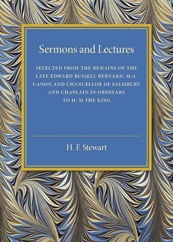 Sermons and Lectures by Edward Russell Bernard - 9781316619988