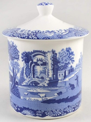 Spode Blue Italian Storage Jar 11701106