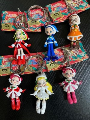 Ojamajo Doremi Christmas Keychain Set 6 Piece Collectible Authentic Vintage