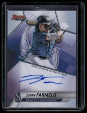 2025 Bowman's Best #B25-JF Jonny Farmelo Best of 2025 Autographs Refractors