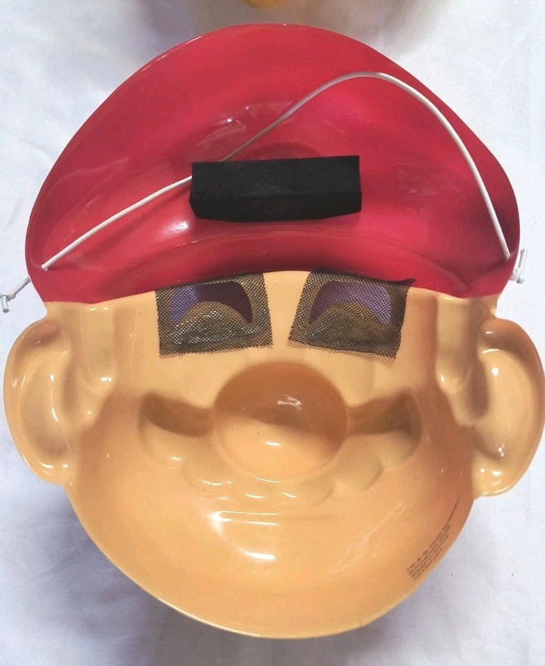 Juego de 2 - Máscaras Disfraz Halloween Big Kids Nintendo Super Mario Bros. & Bowser Foto 4 de 4