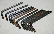 Lot of 11 - 5/32 Hex Key Allen Sets Wrench ALL Made in USA