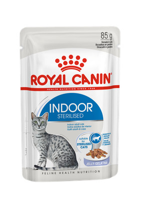 Indoor Sterilised In Jelly Adult Wet Cat Food, 85g - SINGLE POUCH
