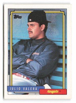 1992 Topps Traded #122T Julio Valera California Angels