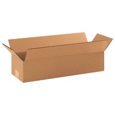 GRAINGER APPROVED 11R236 PK 25 Shipping Box,18x6x4 in 11R236