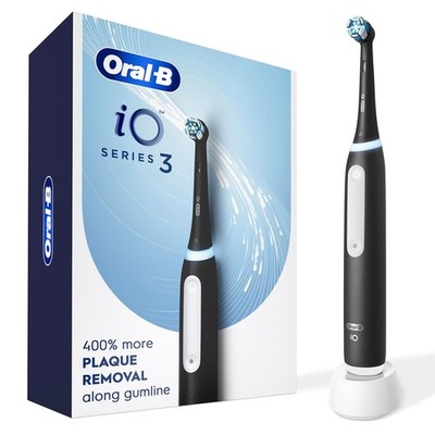Oral-B Rechargeable Electric Toothbrush, iO3 Clean & Protect, 3 Cleaning Modes
