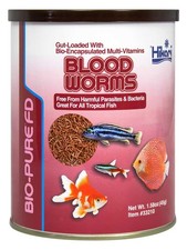 Hikari Bio-Pure Freeze Dried Blood Worms For Pets, 1.58-Ounce