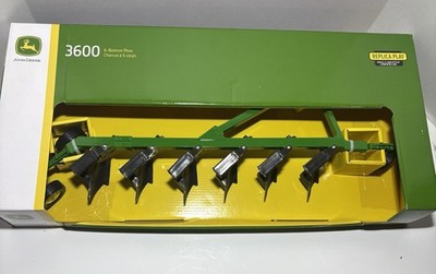Ertl  3600 John Deere 6-Bottom Plow, Diecast Metal Replica 1/16
