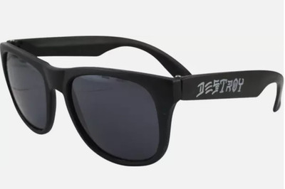 Thrasher Magazine Men's Skateboard Logo Shades Sunglasses Skate & Destroy BLACK