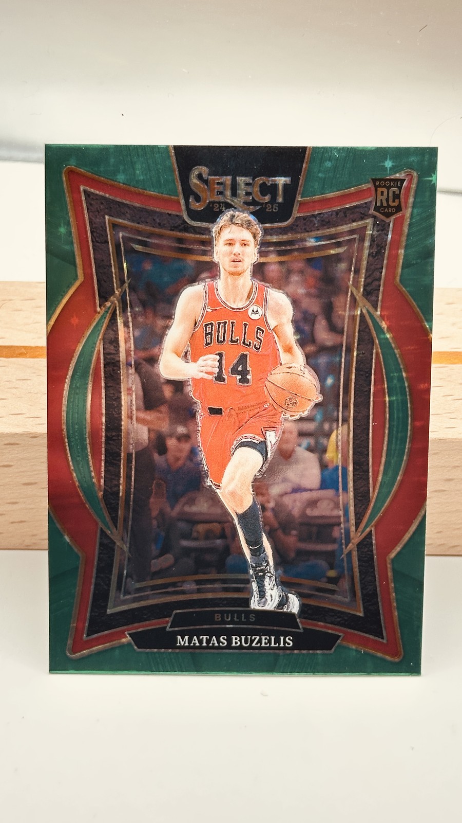 2024-25 Panini Select #70 Matas Buzelis Green Stars Prizm Concourse