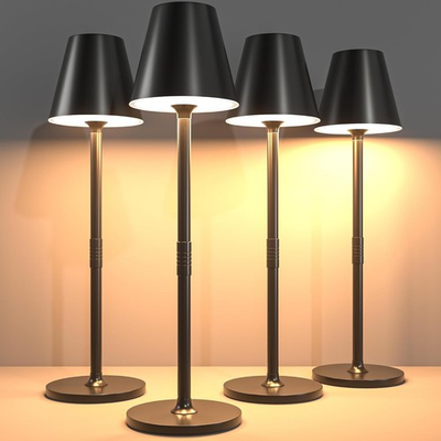 #ad #ad Timjorman Cordless LED Table Lamps 4 Pack Rechargeable Touch Dimmable Black 3000 $60.00