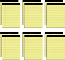 Oxford 8.5 x 11 Legal Pads, 12 Pack, Wide Ruled, Yellow