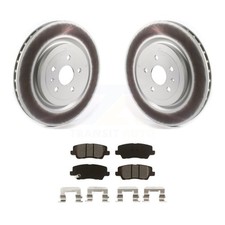 Transit Auto KGS-102002 Brake Disc and Pad Kit Rear for Cadillac CTS 2015