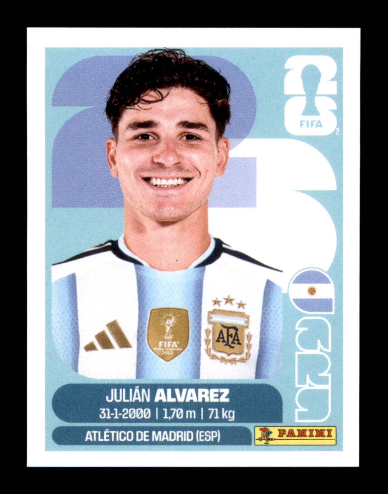Julian Alvarez Argentina 2026 Panini World Cup Sticker #ARG19