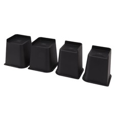4x Furniture Riser 6in Heavy Duty Slip Proof ABS Bed Rise Lift Block For Cha NEW
