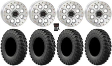 System 3 SB-7 15" Wheels Mh (5+2) 30" MotoRally Tires Kawasaki Mule Pro FXT KRX