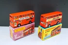 Matchbox Lesney No 17 Londoner Pair Berger/1953-1978 VNM to M + Original Boxes
