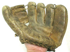 Vintage Bob Lemon Baseball Glove