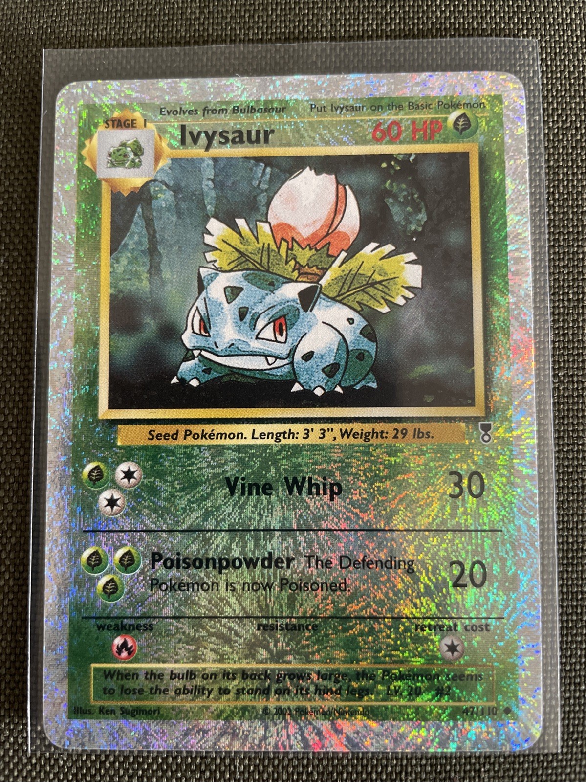 Ivysaur Legendary Collection Reverse Holo Card 47/110 NM
