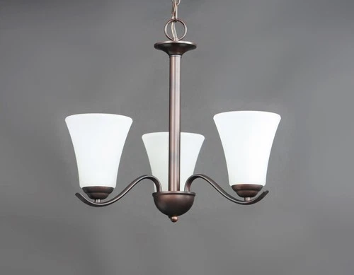 Maxim 12073FT Vital 3 Light 20"W Chandelier - Nickel - Picture 7 of 10