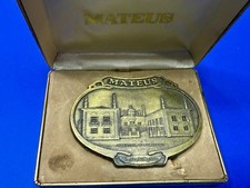 MATEUS Produce of Portugal Dreyfus, Ashby  Co. Winery Advertising Belt Buckle