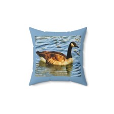 Canadian Goose Spun Polyester Throw Pillow