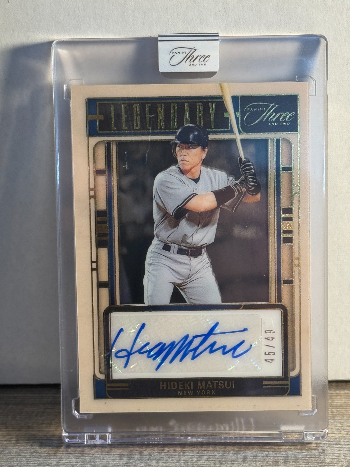 2025 Panini Three And Two HIDEKI MATSUI YANKEES AUTO LEGENDARY /49